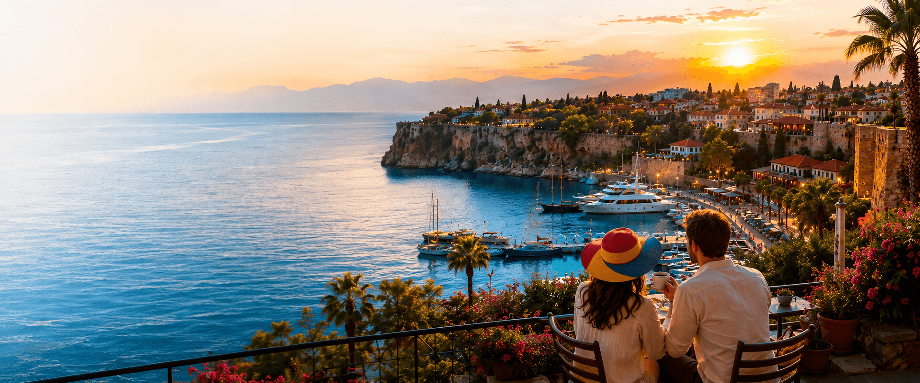 Vacanță în Antalya – plajă, mare și apus pe Riviera Turcească